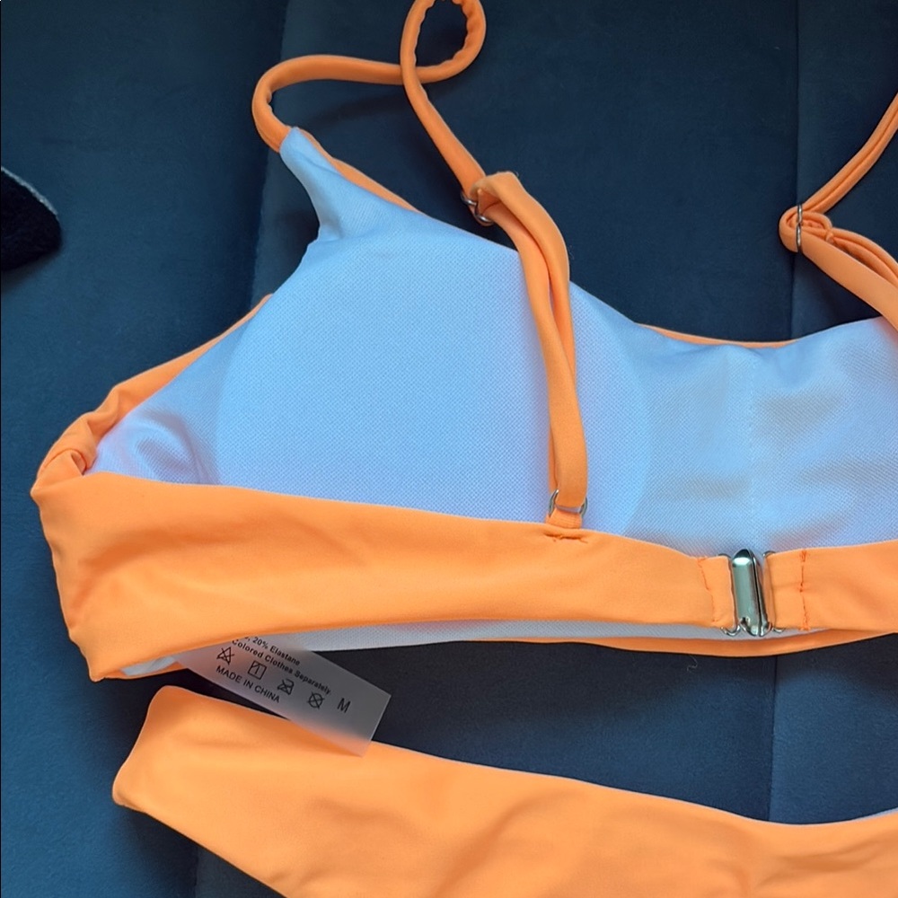 Source Unknown Orange Bikini Set - image 4